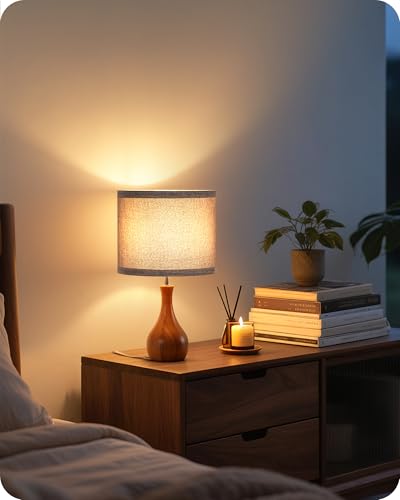 Gray Table Lamp