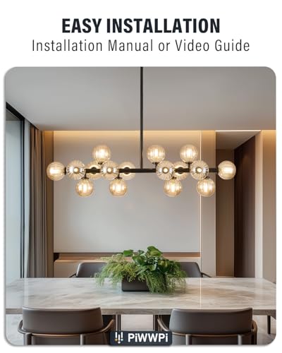 Glass Globe Sputnik Chandelier