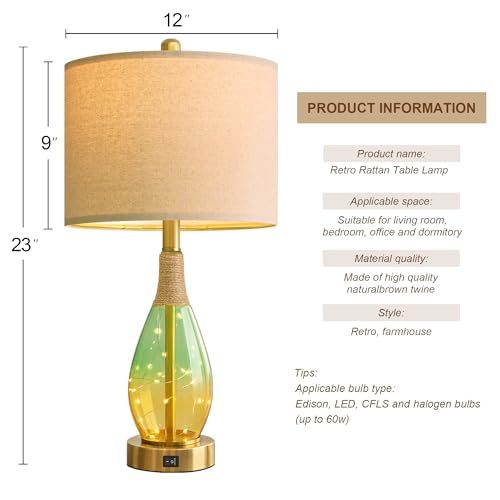 23" Table Lamps Set of 2 (2 Count)