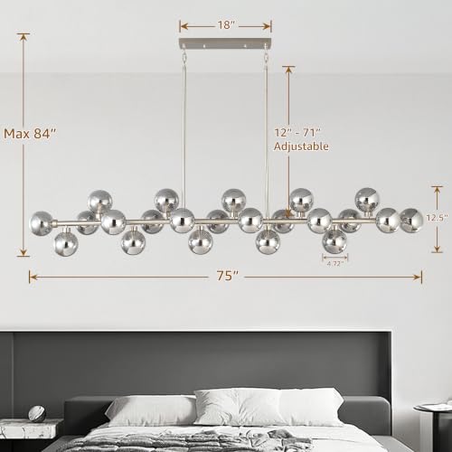 75" L Bubble Chandelier 22