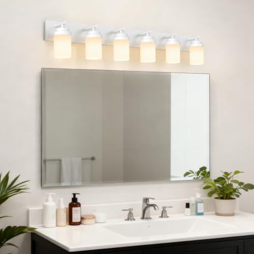 Bathroom Light Fixture White
