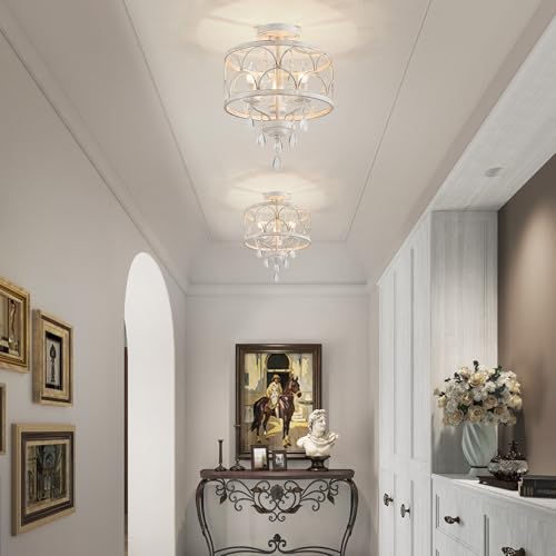 Crystal Ceiling Light Fixture