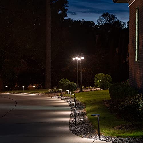 Contemporary Black Square Solar Garden Light (2 Count)