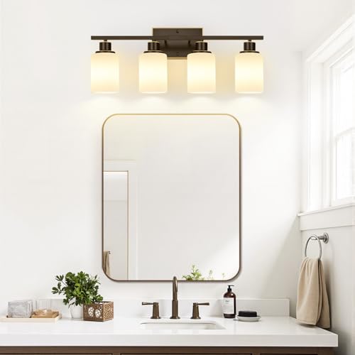 4 Light Bathroom Light Fixtures (4 Count)