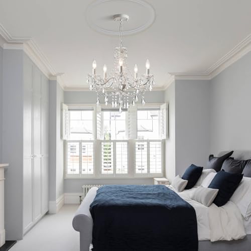 Crystal White Chandelier