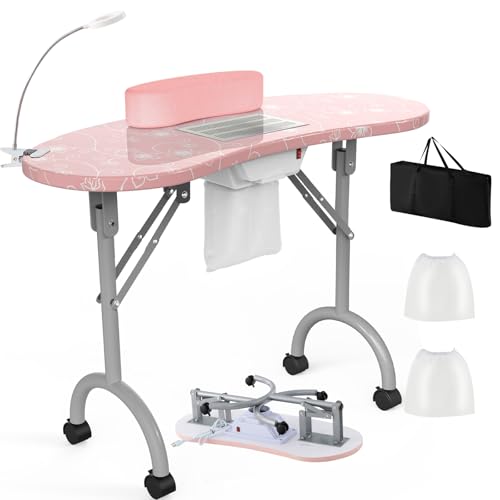 Nail Tech Table Vented Manicure Table w
