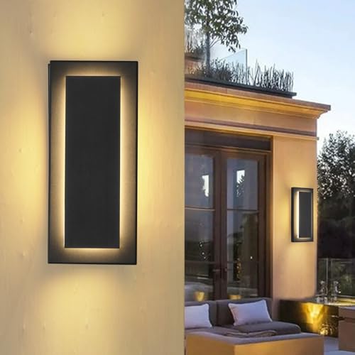 Outdoor Wall Light Black LED Wall Sconces