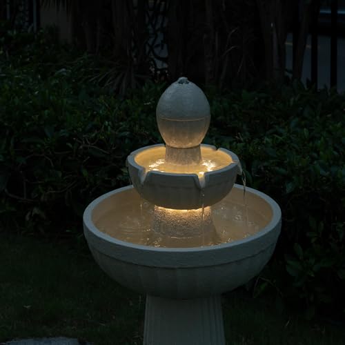 37.80” H Outdoor Water Fountain Made with Eco