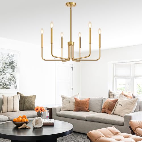 Brass Gold Chandelier