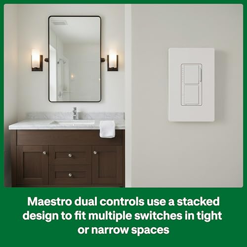 Maestro LED+ Dual Dimmer and Switch