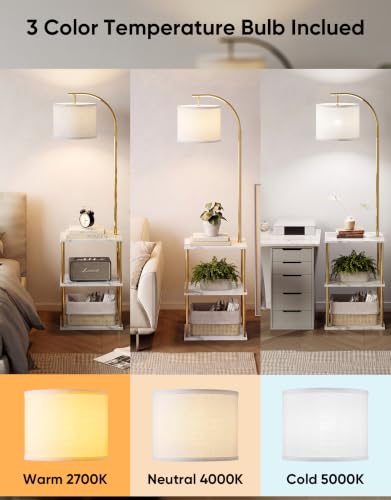 Floor Lamp with Table