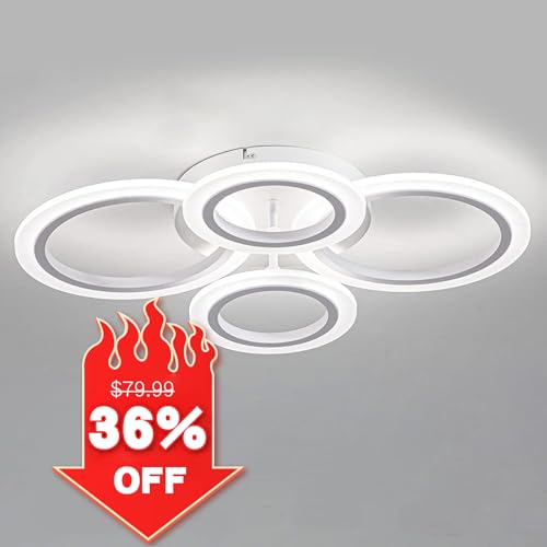 34W LED Ceiling Light with Remote