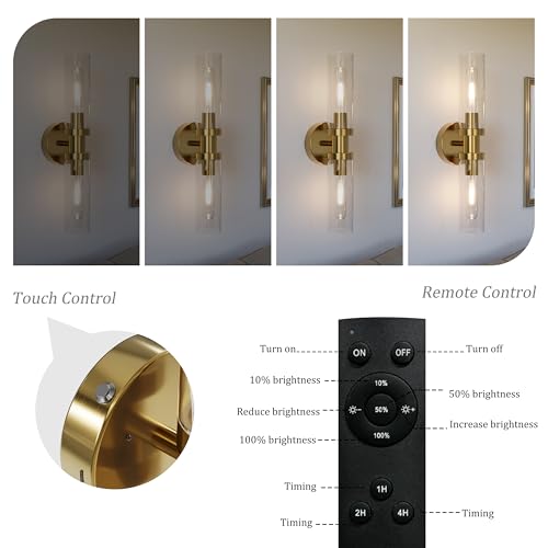 Battery Operated Wall Sconces (2 Count)