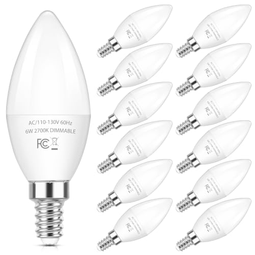 E12 LED Bulbs (12 Count)