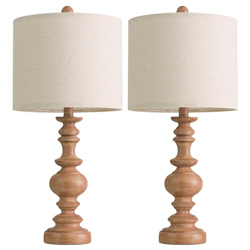 24" Farmhouse Table Lamps Set of 2 (2 Count)