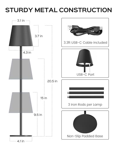 Cordless Table Lamps Rechargeable