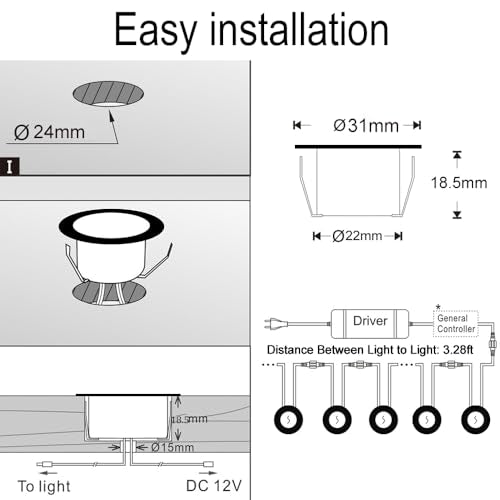 LED Deck Lights Kit (30 Count)