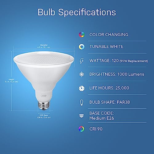 PAR38 LED Smart LED Light Bulb