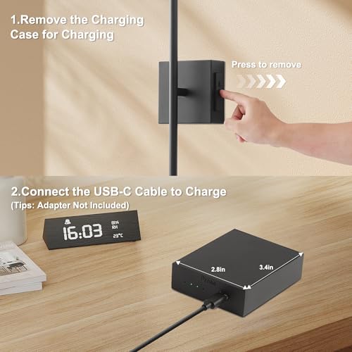 Rechargeable Wall Sconces Battery Operated Set of 2 (2 Count)