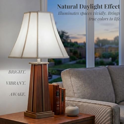 1 Pack White Square Cut Corner Lamp Shade