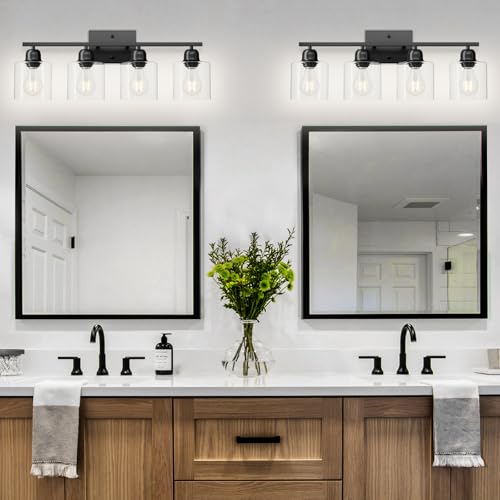 Modern 4 Light Bathroom Light Fixtures