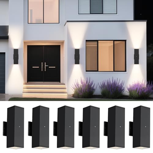 Dusk to Dawn Exterior Porch Lights (6 Count)