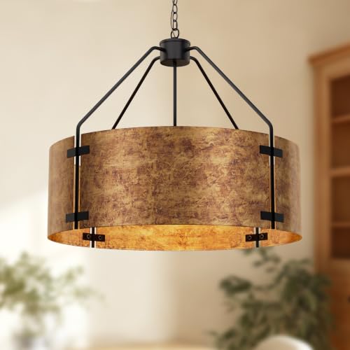 Farmhouse Drum Chandelier