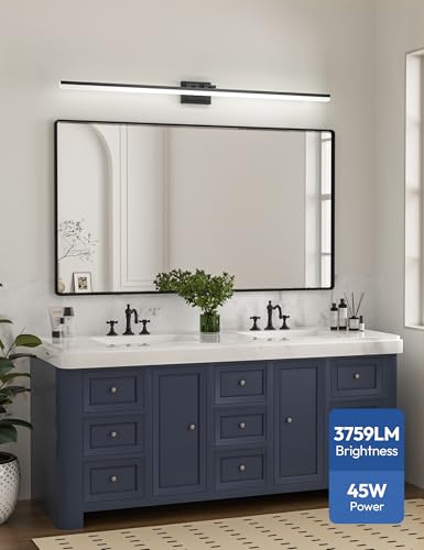 Modern Bathroom Vanity Light 55 inch