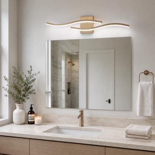 Modern Vanity Lights Dimmable Bathroom Light Fixtures Over Mirror Bathroom LED Vanity Light for Bathroom Living Room
