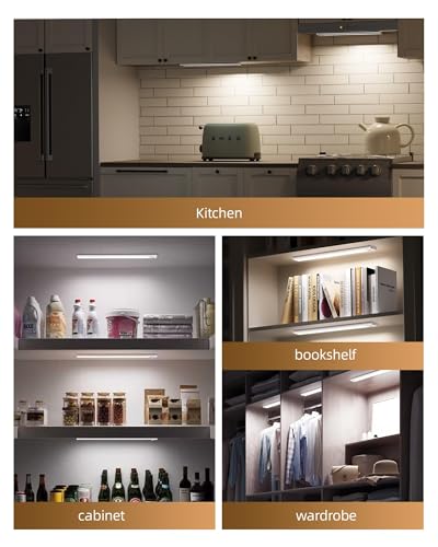 12inch Under Cabinet Lighting with Remote (4 Count)