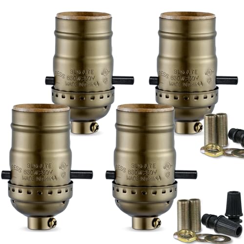 Lamp Socket with Push ON (4 Count)