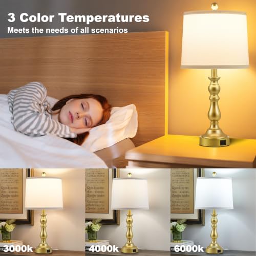 Gold Table Lamps Set of 2 (2 Count)