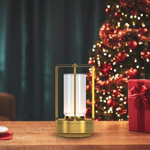 Rechargeable Cordless Small Metal Table Lamp