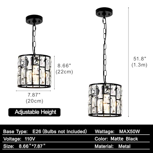 Modern Crystal Pendant Light
