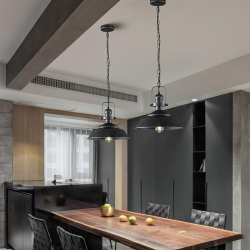 14.2" Farmhouse Pendant Light for Kitchen Island
