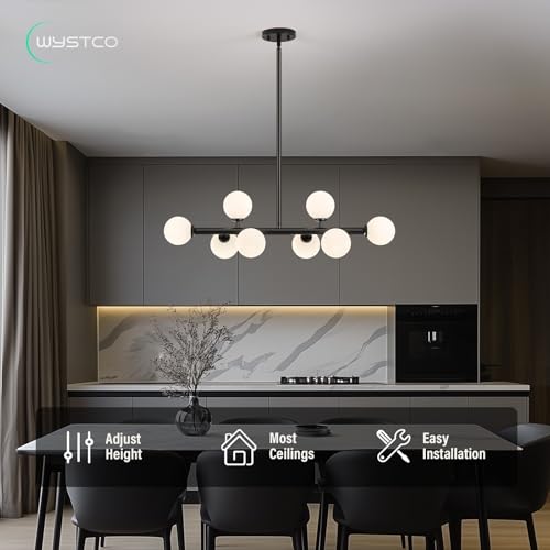 Mid Century Modern Globe Sputnik Chandelier