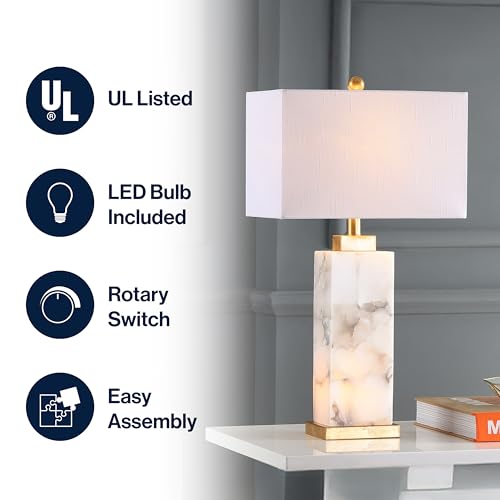 Elizabeth Alabaster Nightlight Lamp 27.5"