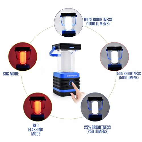 Solar Rechargeable Camping Lantern (2 Count)