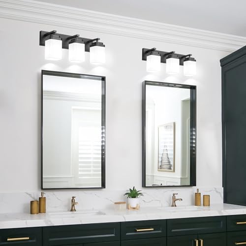 Matte Black Bathroom Light Fixtures