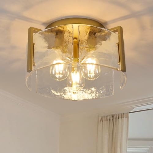 Modern Semi Flush Mount Ceiling Light Fixture (3 Count)