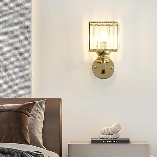 Hardwired Crystal Wall Sconces
