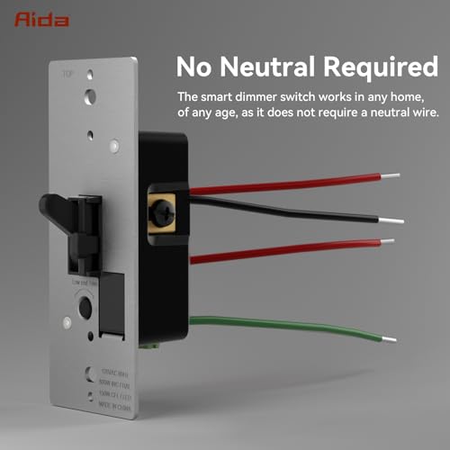Digital Toggle Dimmer Switch for Dimmable LED (2 Count)