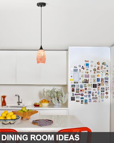 Vintage Art Burgundy Pendant Lighting