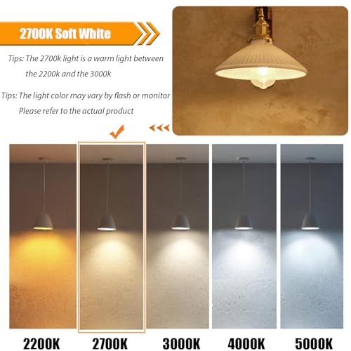 8 Pack Dimmable LED Light Bulbs 40W Equivalent (8 Count)