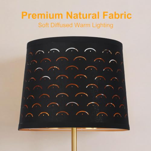 Empire Lamp Shades Set of 2 (Black&Smile Shape)