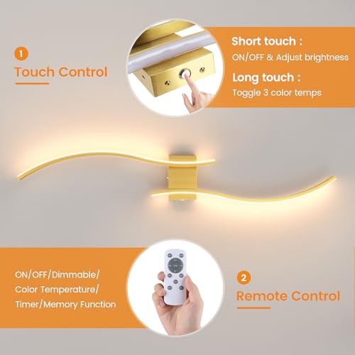 Battery Operated Wall Sconces Set of Two (2 Count)