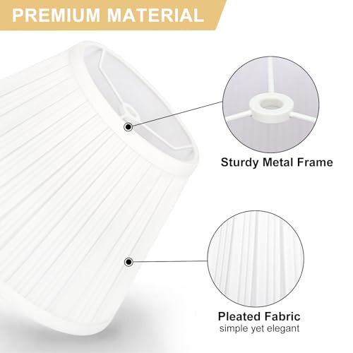 Small Pleated Lamp Shades Set of 2 (2 Count)