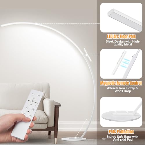 2000LM Ultra Wide Coverage LED Lamps for Living Room with 3 Color Temperatures