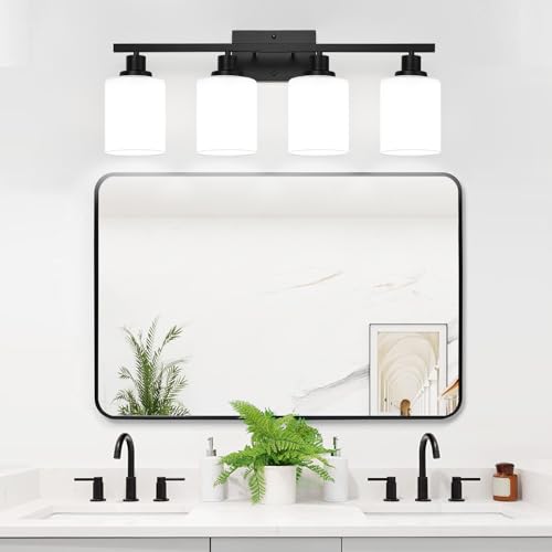 4 Light Bathroom Light Fixtures (4 Count)