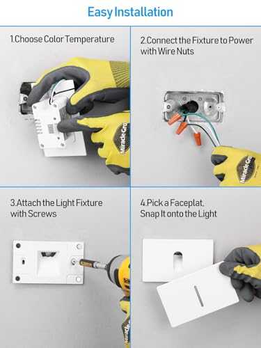 6 Pack 5CCT LED Step Light (6 Count)